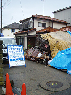 徳丸管工_「新潟県中越沖地震」応急復旧作業