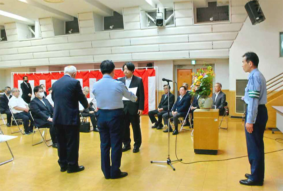 徳丸管工_高島平警察署長より感謝状
